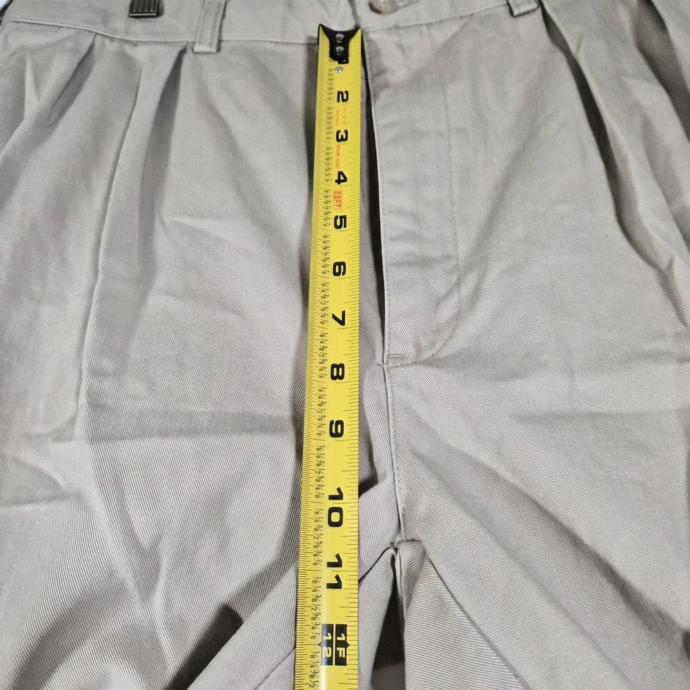 Vintage Polo Ralph Lauren Andrew Pant Khaki Pleated Chino Pants Mens 36x30